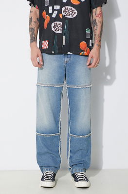 Marcelo Burlon Jeansi Medium Stone Dnm Straight Barbati CMYA030S24DEN0013400