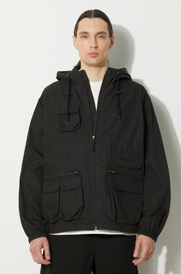Thisisneverthat Geaca Utility Barbati, Culoarea Negru, De Tranzitie, TN241WOWLS08
