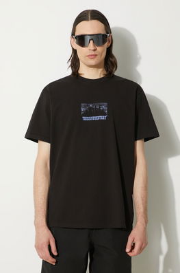 Thisisneverthat Tricou Din Bumbac Nightmare Tee Barbati, Culoarea Negru, Cu Imprimeu, TN241TTSST16