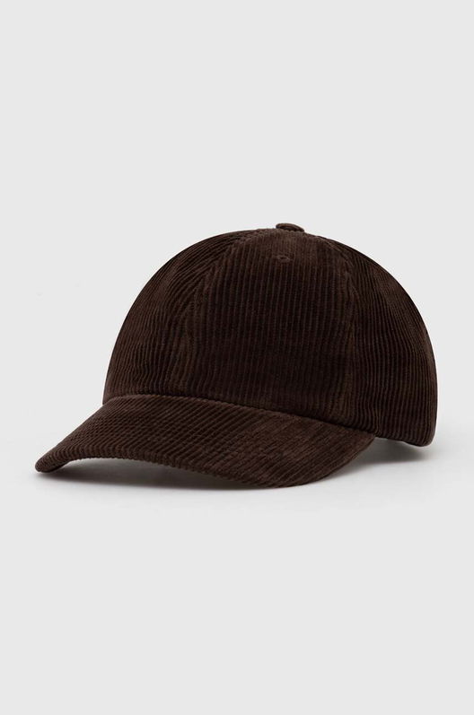 Norse Projects șapcă De Baseball Din Catifea Wide Wale Corduroy Sports Cap Culoarea Maro, Uni N80.0131.2022