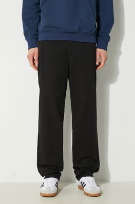 Norse Projects Pantaloni Aros Regular Organic Barbati, Culoarea Negru, Drept, N25.0368.9999