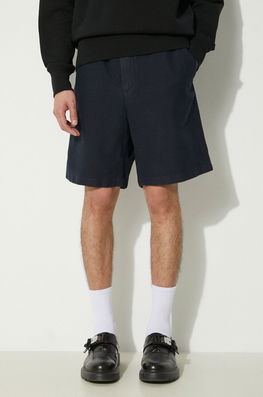 Norse Projects Pantaloni Scurți Din Amestec De In Ezra Relaxed Cotton Culoarea Albastru Marin, N35.0614.7004