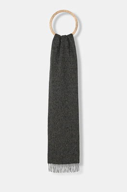 Norse Projects Fular De Lână Moon Lambswool Scarf Culoarea Gri, Cu Imprimeu, N83.0021.1034