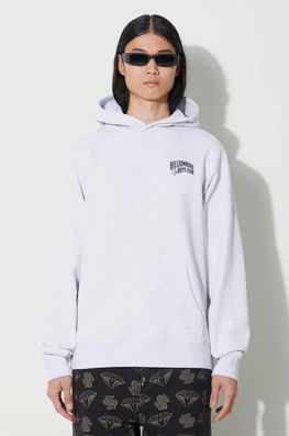 Billionaire Boys Club Hanorac De Bumbac Bărbați, Culoarea Gri, Cu Glugă, Cu Imprimeu