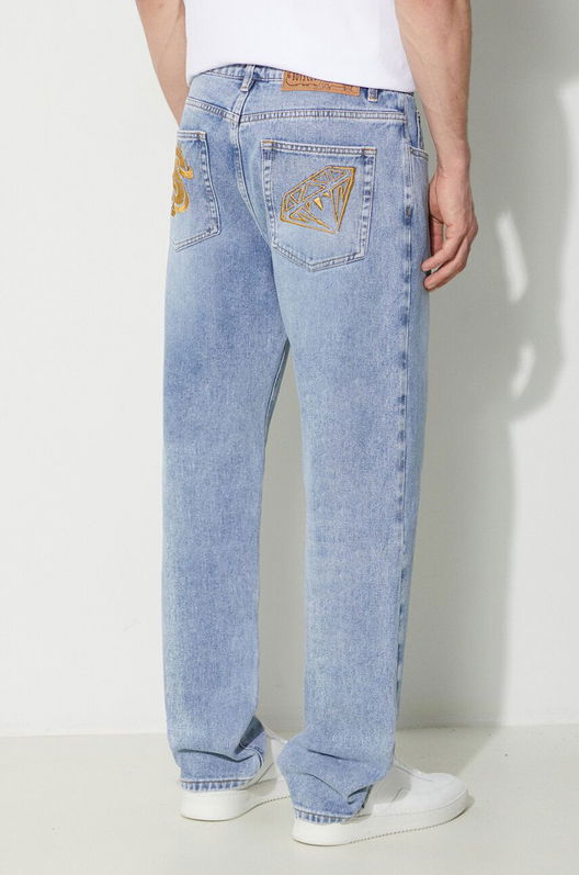 Billionaire Boys Club Jeans Diamond & Dollar Embroidered Denim Bărbați B24152