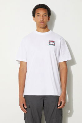 Billionaire Boys Club Tricou Din Bumbac Big Catch Barbati, Culoarea Alb, Cu Imprimeu, B24246