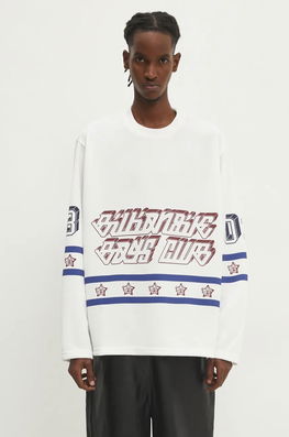 Billionaire Boys Club Bluza Hockey Top Barbati, Culoarea Alb, Modelator, B24345