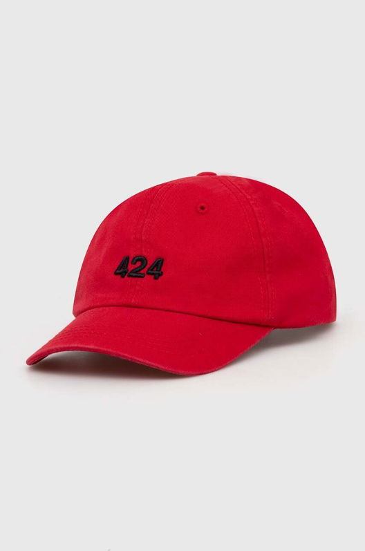 424 șapcă De Baseball Din Bumbac Culoarea Roșu, Cu Imprimeu 35424L01.236585