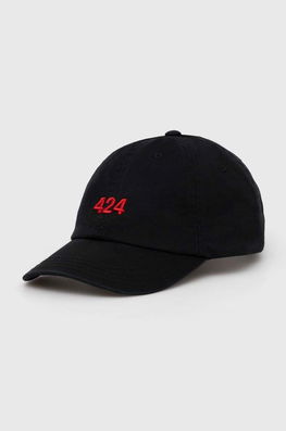424 șapcă De Baseball Din Bumbac Culoarea Negru, Cu Imprimeu 35424L01.236585