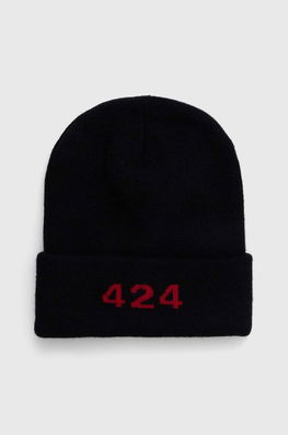 424 Căciulă Culoarea Negru, Din Tricot Gros 35424L502.236559
