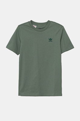 Adidas Originals Tricou De Bumbac Pentru Copii Culoarea Turcoaz, Neted, JC8418