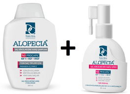 Alopecia, IGF, Sampon Anticadere + Alopecia, IGF, Spray pentru cresterea parului pentru Femei