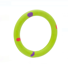 Jucarie Caine Inel Verde 16cm