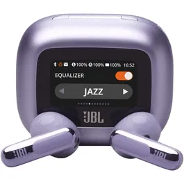 Casti In-Ear JBL Live Flex 3, Bluetooth 5.3, Hi-Res, Smart Case, True Adaptive NC, Autonomie 50H, Multi-point, IP54, Violet