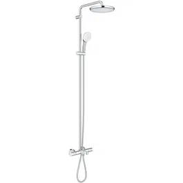 Sistem de dus Grohe Tempesta 250 26672001, aparent, pipa cada, termostat, 250 mm, 1 functie, crom