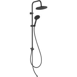 Set de dus Ferro Coppa NP92-BL, cu suport culisant, bara dus 95 cm, dus fix si para dus mobila, furtun 150cm, Negru