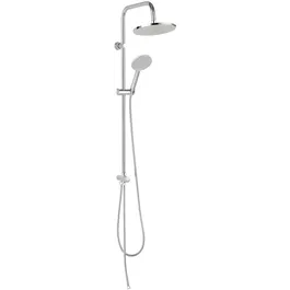 Set bara dus Ferro, cu suport culisant, dus fix 225mm, para dus mobila 120mm, 1 functie, furtun dus 150 cm, Crom
