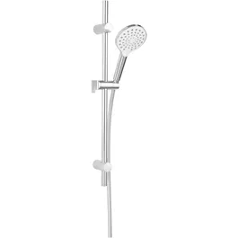Set de dus culisant Ferro Mulo, cu 3 functii, bara de dus reglabila 700 mm, furtun dus 150 cm, Crom