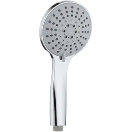 Para de dus Idrobric Rodi, ABS, 1 functie, anti-calcar, 110 mm, garnitura pentru economia de apa (limitator de debit 9 l/min.), conexiune 1/2, neagra