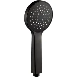 Para de dus Idrobric Vogue, ABS, 1 functie, anti-calcar, 100 mm, garnitura pentru economia de apa (limitator de debit 9 l/min.), conexiune 1/2”, neagra