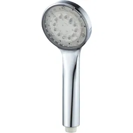Para de dus IdroBric Lumy, cu iluminare LED albastru/verde/rosu, 1 functie, racord universal 1/2, ABS, Crom