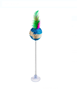 Jucarie pentru Pisici Arc cu Ventuza 20cm