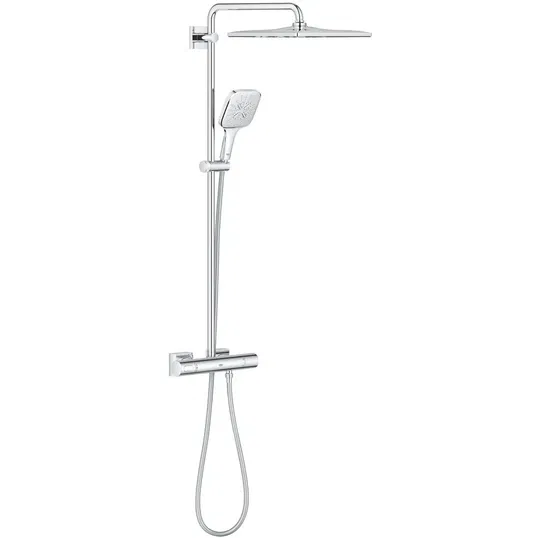Sistem de dus Grohe SmartActive Cube 310, aparent, 310 mm, termostat, 1 functie, crom, 26652000