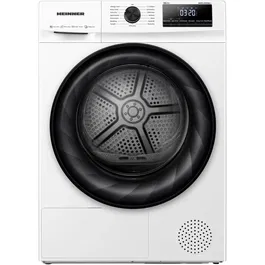 Uscator de rufe Heinner HHPD-H90FRA++, Pompa de caldura, 9 kg, 15 programe, Clasa A++, Display LED, Power AirFlow, Alb