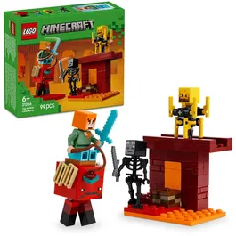 LEGO® Minecraft - Batalie deasupra lavei in Nether 21266, 99 piese