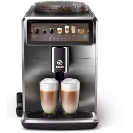 Aparat automat de cafea Saeco Xelsis Suprema SM8889/00, spumator automat de lapte, CoffeeMaestro, marcaj la scara, Negru