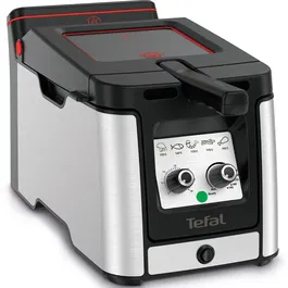 Friteuza, Tefal, Otel inoxidabil, 3.5 l, 2000 W, Negru/Argintiu