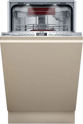 Masina de spalat vase complet incorporabila Neff S857YMX12E, 45 cm, 10 seturi, Zeolith®, Chef 70°C, Functia Favorit, Time Light, Home Connect, Clasa B