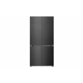 Side by side multidoor Heinner HSBS-HM505MDSINFDXE++, 505 l, Full No Frost, Compartiment convertibil frigider/congelator, Compresor Dual Inverter, Alarma usa deschisa, Clasa E, Dark Inox