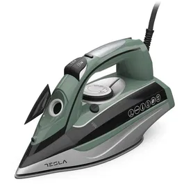 Fier de calcat cu iPump Tesla IR600BGP, 3000Wsenzor maner, rezervor 400ml, autocuratare, verde