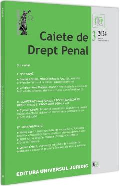 Caiete de drept penal Nr.3 din 2024