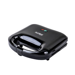 Sandwich Maker Zilan ZLN-0829 Negru, Putere 750W, Placa de tip grill, Antiaderenta, indicator luminos