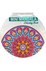 Mini mandala de colorat. Albastru