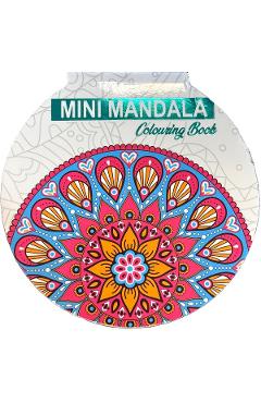 Mini mandala de colorat. Albastru