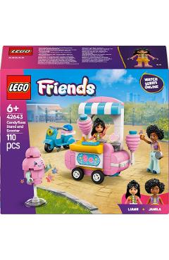 Lego Friends. Taraba cu vata de zahar si scuter