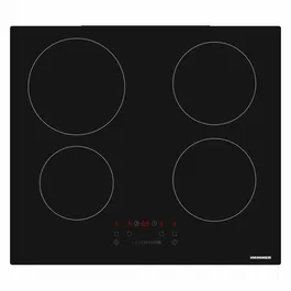 Plita incorporabila Heinner HBHI-M4ZBSTC, Inductie, 4 zone de gatit, Boost, Control touch, Timer, Protectie copii, Indicator caldura reziduala, 60 cm, Negru