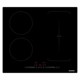 Plita incorporabila Heinner HBHI-M4ZB1FXTC, Inductie, 4 zone de gatit, Bridge, Boost, Control touch, Timer, Protectie copii, Indicator caldura reziduala, 60 cm, Negru
