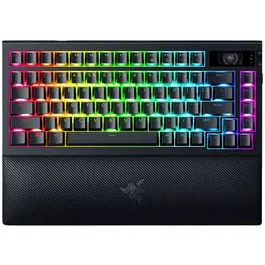 Tastatura Gaming Razer BlackWidow V4 Pro 75% ISO, wireless-bluetooth-cu fir, layout US, Negru