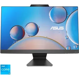Sistem All-in-One Asus ExpertCenter E3402WVAT cu procesor Intel® Core™ i3-1315U pana la 4.50 GHz, 23.8, Full HD, Touch, 8GB DDR5, 256GB SSD, Intel® UHD Graphics, No OS, Black