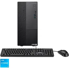 Sistem Desktop PC Asus ExpertCenter D5 Mini Tower D500ME cu procesor Intel® Core™ i3-13100 pana la 4.5GHz, 16GB DDR4, 512GB SSD, Intel® UHD Graphics 730, No OS, Black, 3Y PUR