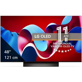 Televizor LG OLED evo 48C41LA, 121 cm, Smart, 4K Ultra HD, 100 Hz, Clasa G (Model 2024)