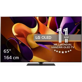 Televizor LG OLED evo OLED65G43LS, 164 cm, Smart, 4K Ultra HD, 100 Hz, Clasa F (Model 2024)