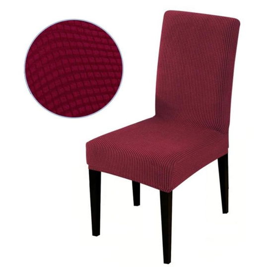 SET: 6 X Huse pentru scaune LORA - BORDO