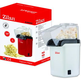 Aparat Pentru Popcorn Zilan ZLN-8044,Alb Putere 1200W, sistem cu jet de aer cald