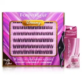 Gene false Smocuri Matase ForeverLash Fluffy Dreamy 77 buc