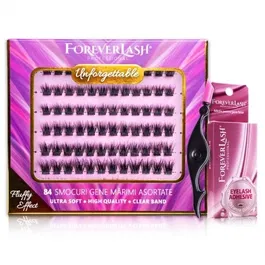 Gene false Smocuri Matase ForeverLash Fluffy Unforgettable 84 buc